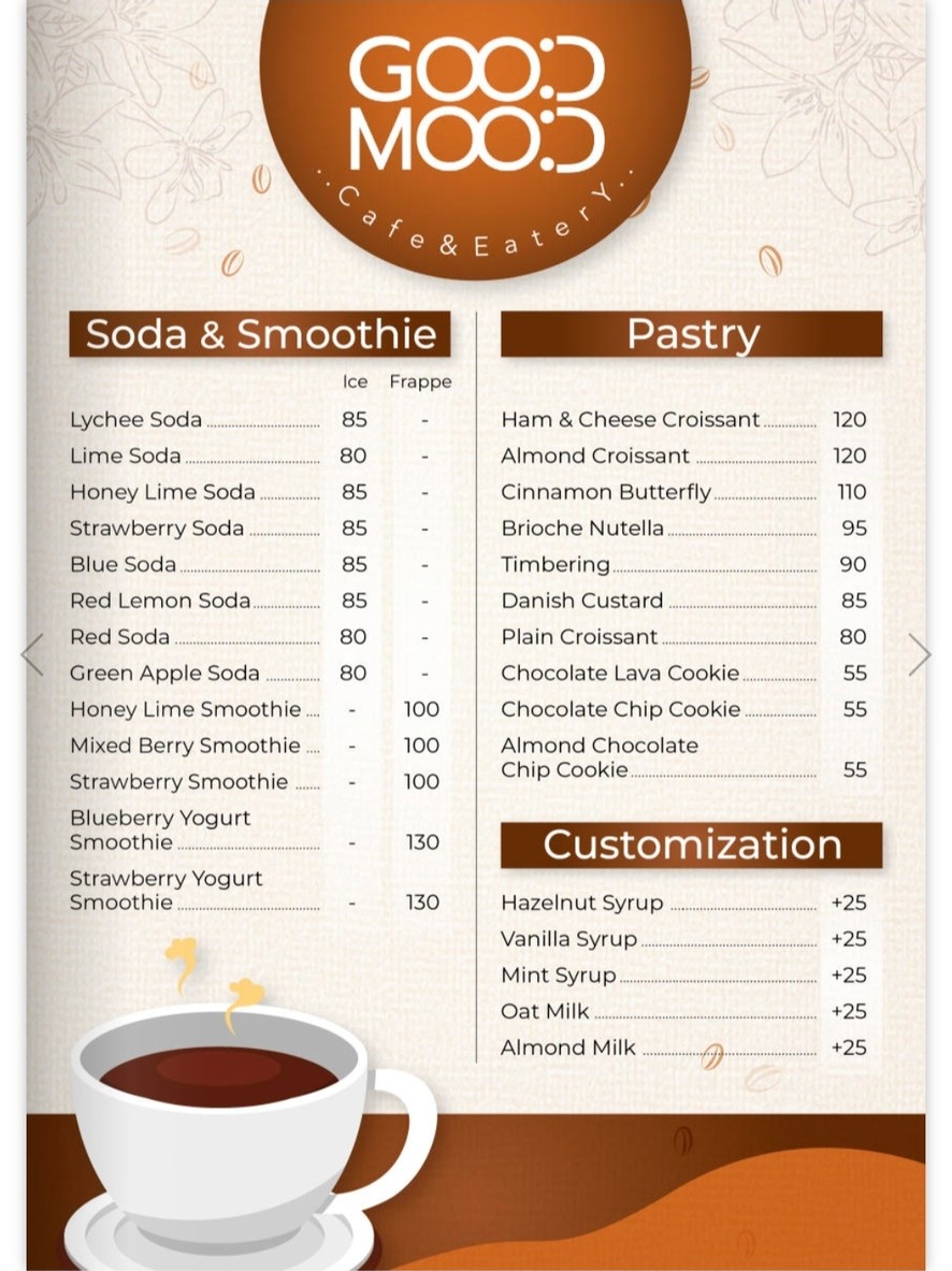 Good Mood Cafe & Eatery (KOFFEE & CO.) menu 2