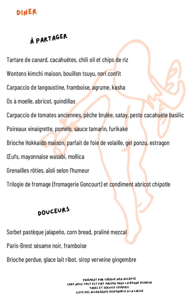 Ostara Belleville menu 2