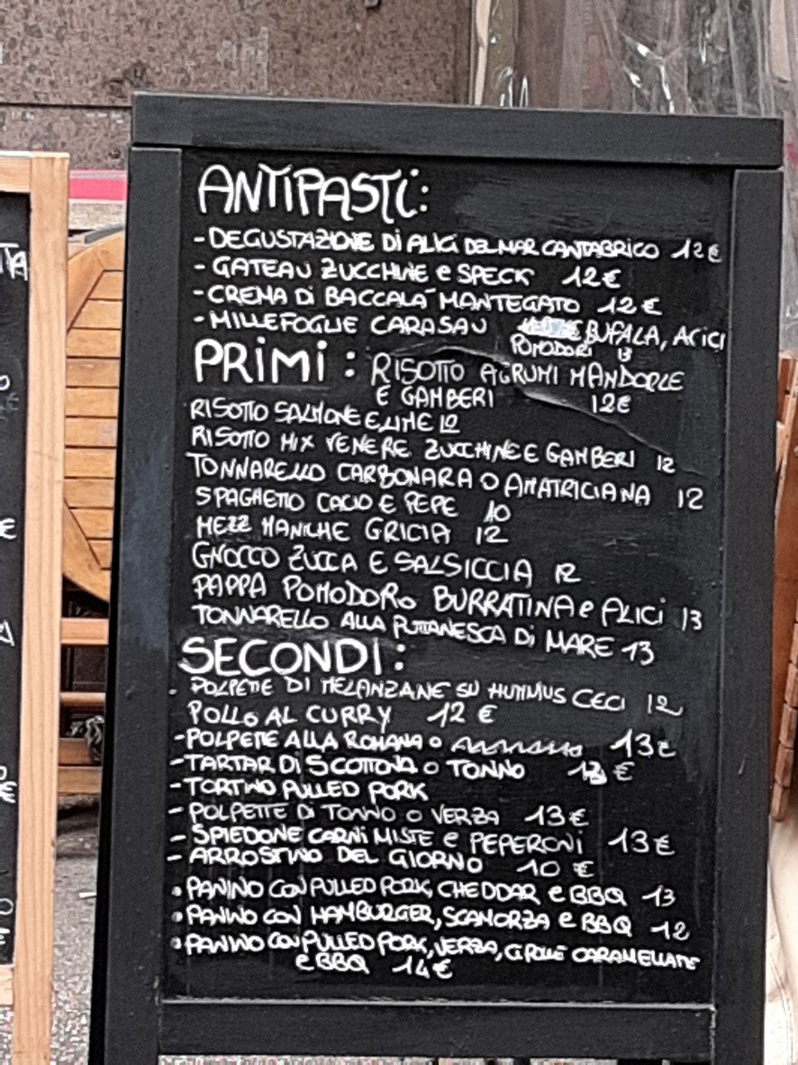Bistrot Enoteca ai Colli - Portuensi menu 1