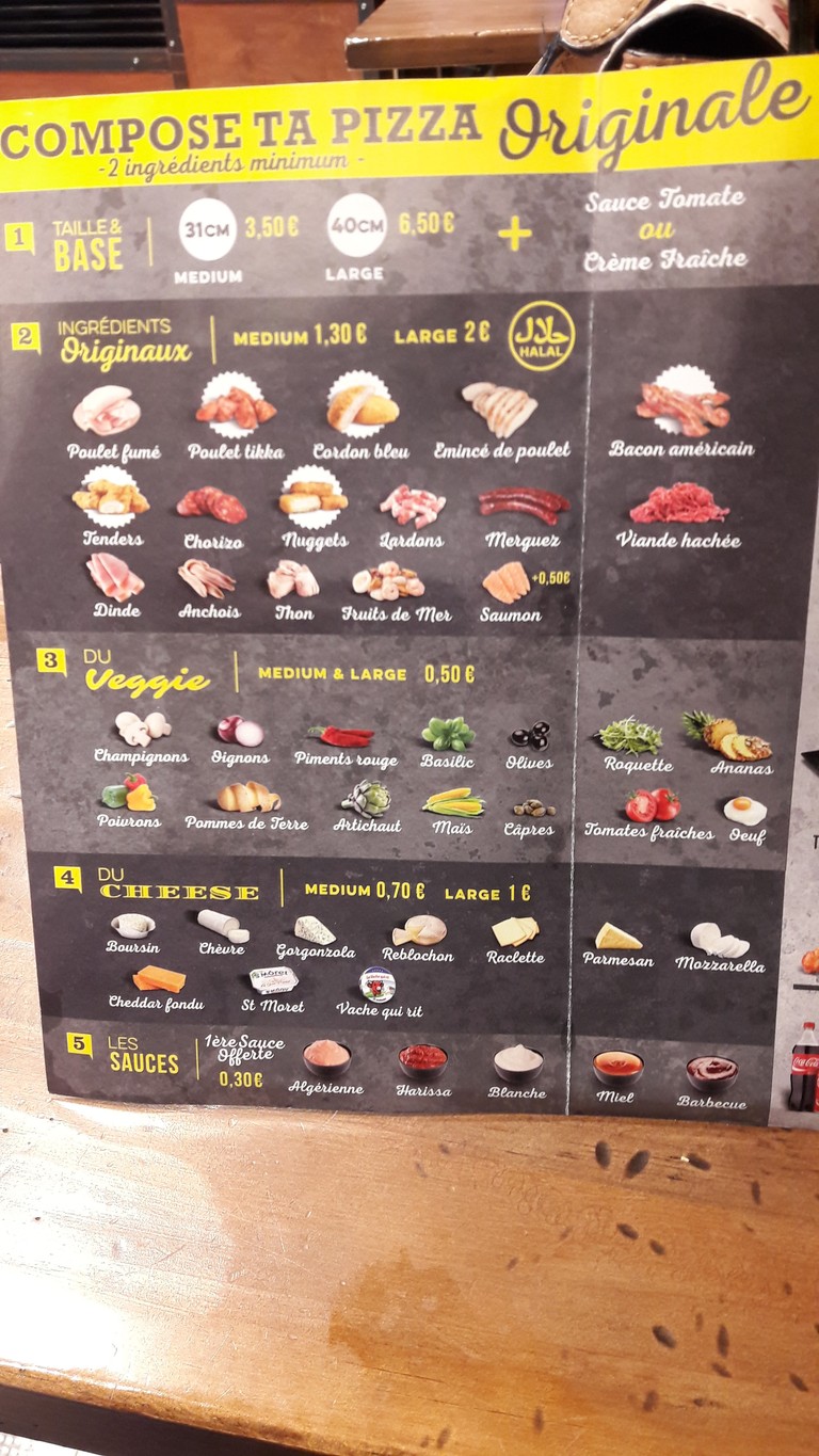 Five Pizza Original - Boulogne - Billancourt menu 2