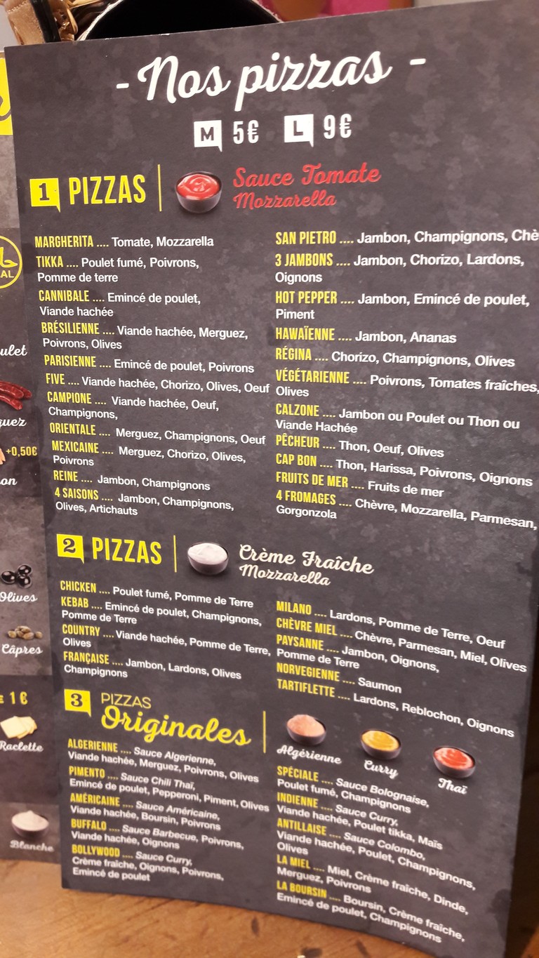 Five Pizza Original - Boulogne - Billancourt menu 3