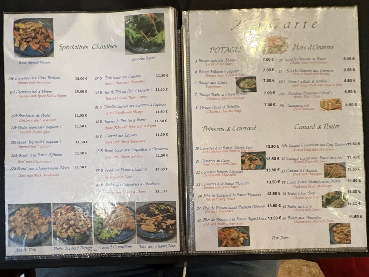 Palais Royal Hong Kong menu 2