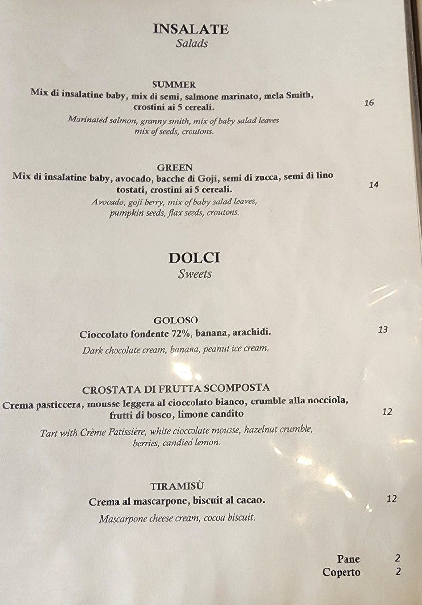 Unik Restaurant menu 5