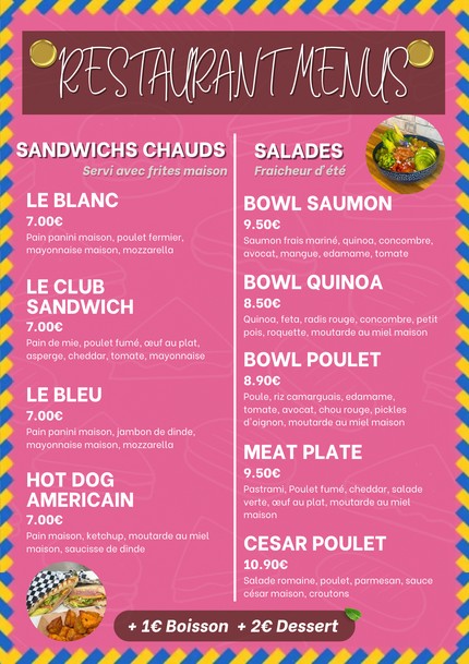 Restaurant Menus