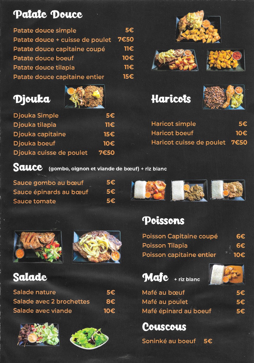 Lawale Simbo menu 2
