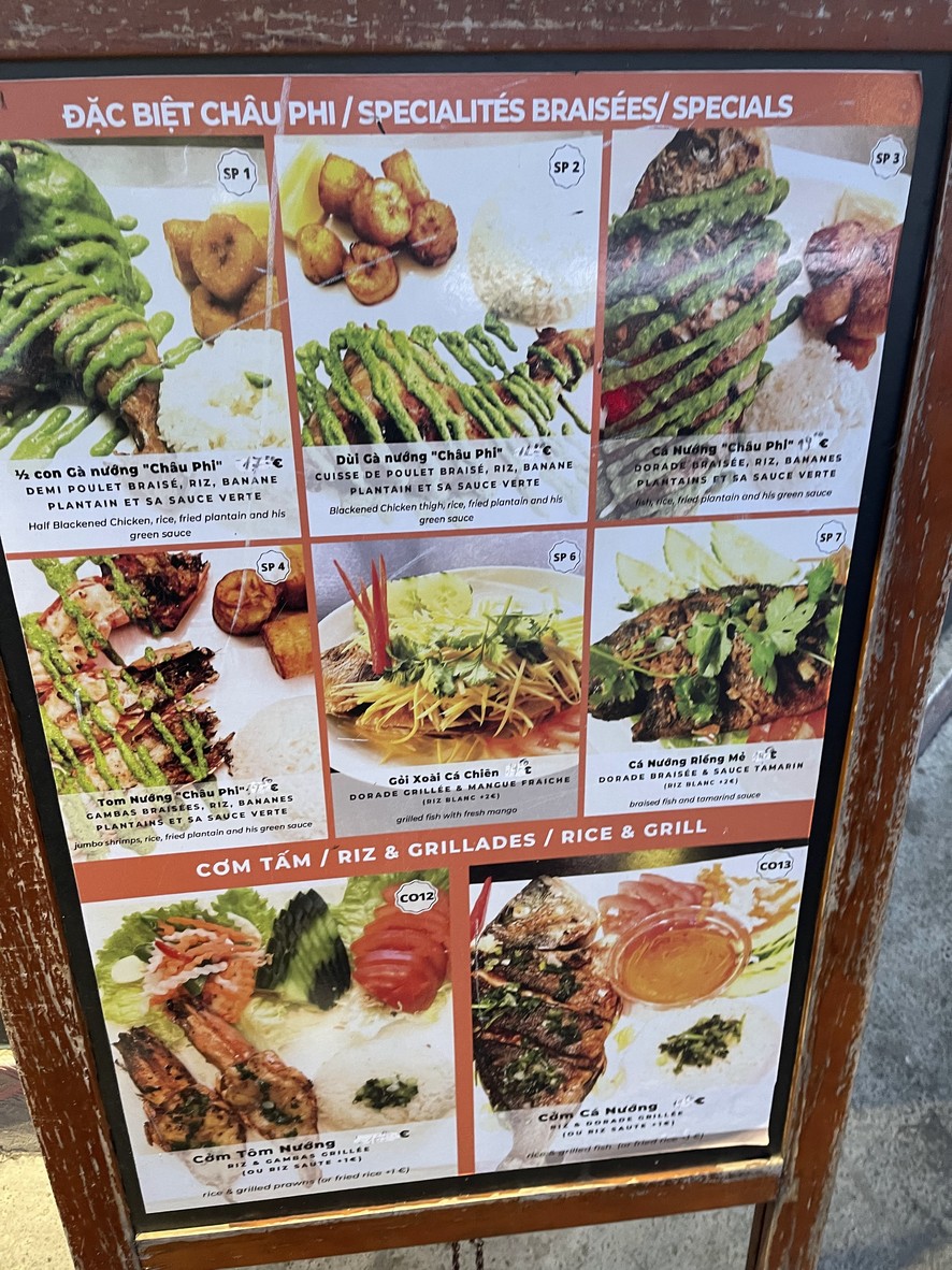 Viet Gourmet menu 2