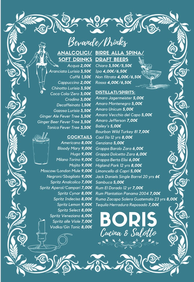Boris Cucina & Salotto menu 2