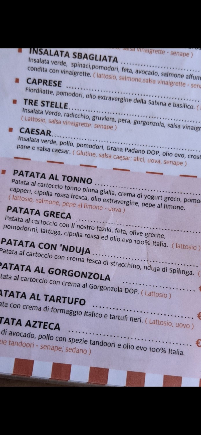 Tiepolo - Bistrot Bottiglieria (Via G Battista Tiepolo) menu 1