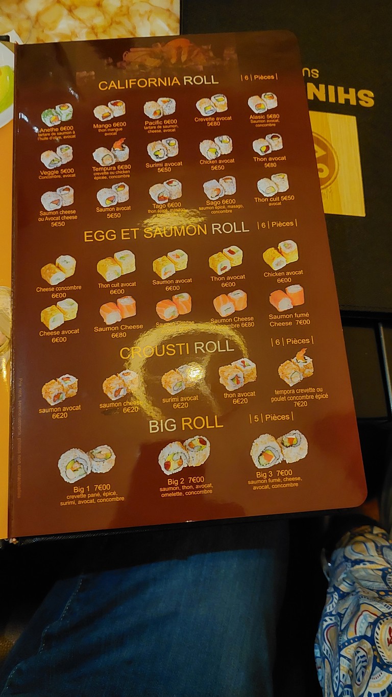 Shinjuku Sushi menu 2