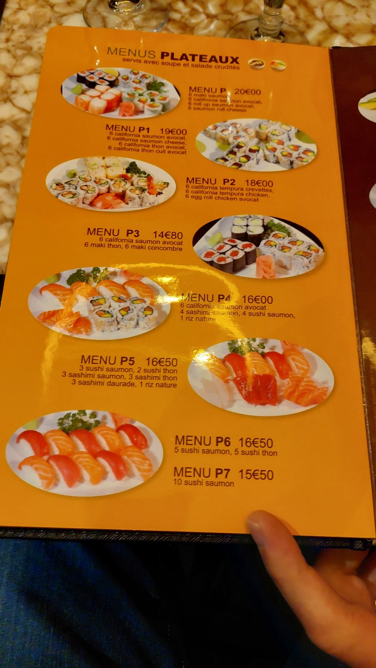 Shinjuku Sushi menu 3