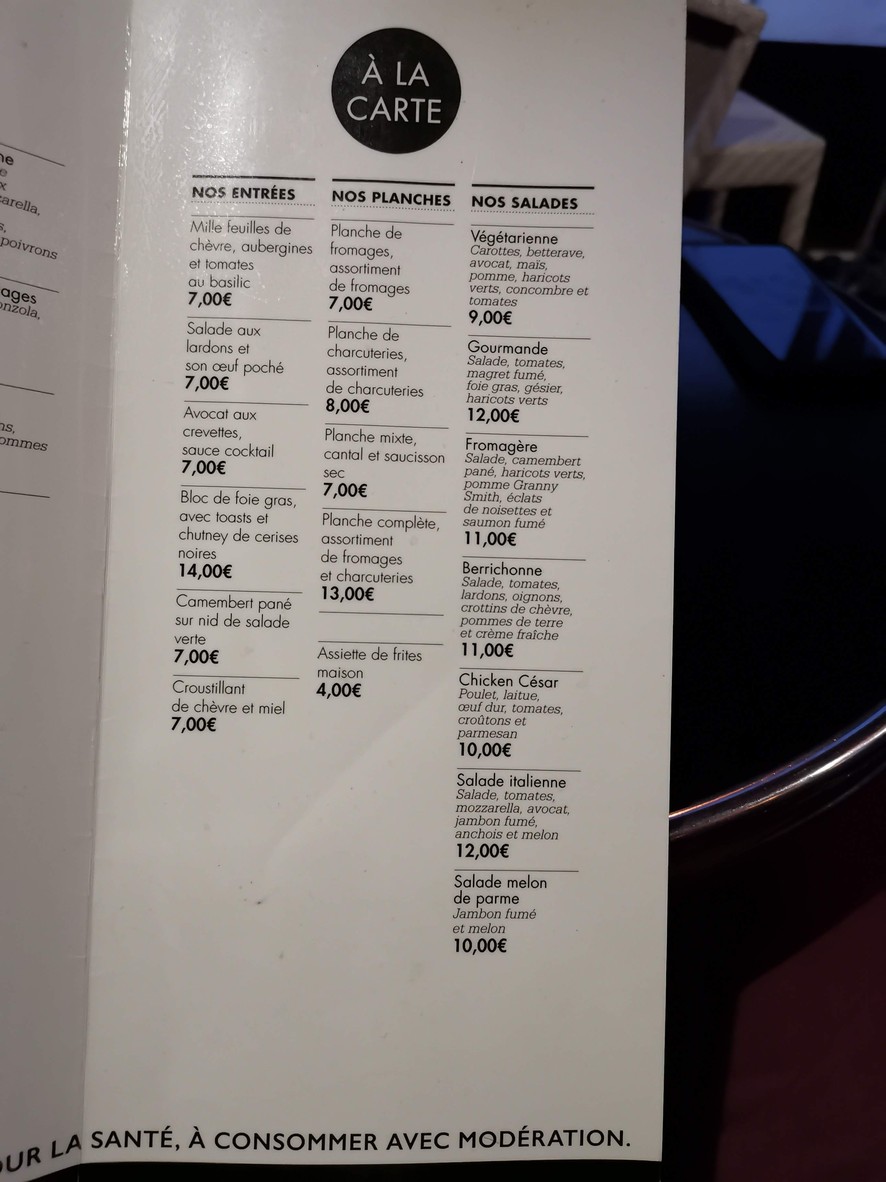 Pizzeria Monplaisir menu 3
