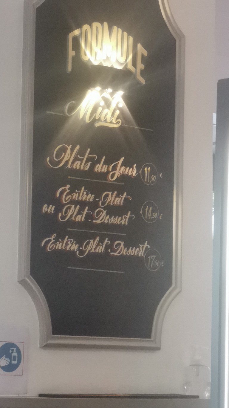 Le Commerce menu 2