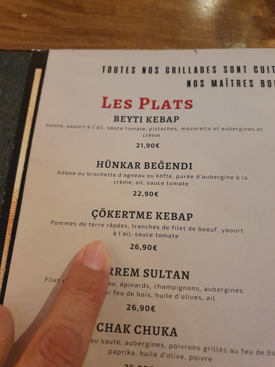 Pacha Steakhouse menu 2