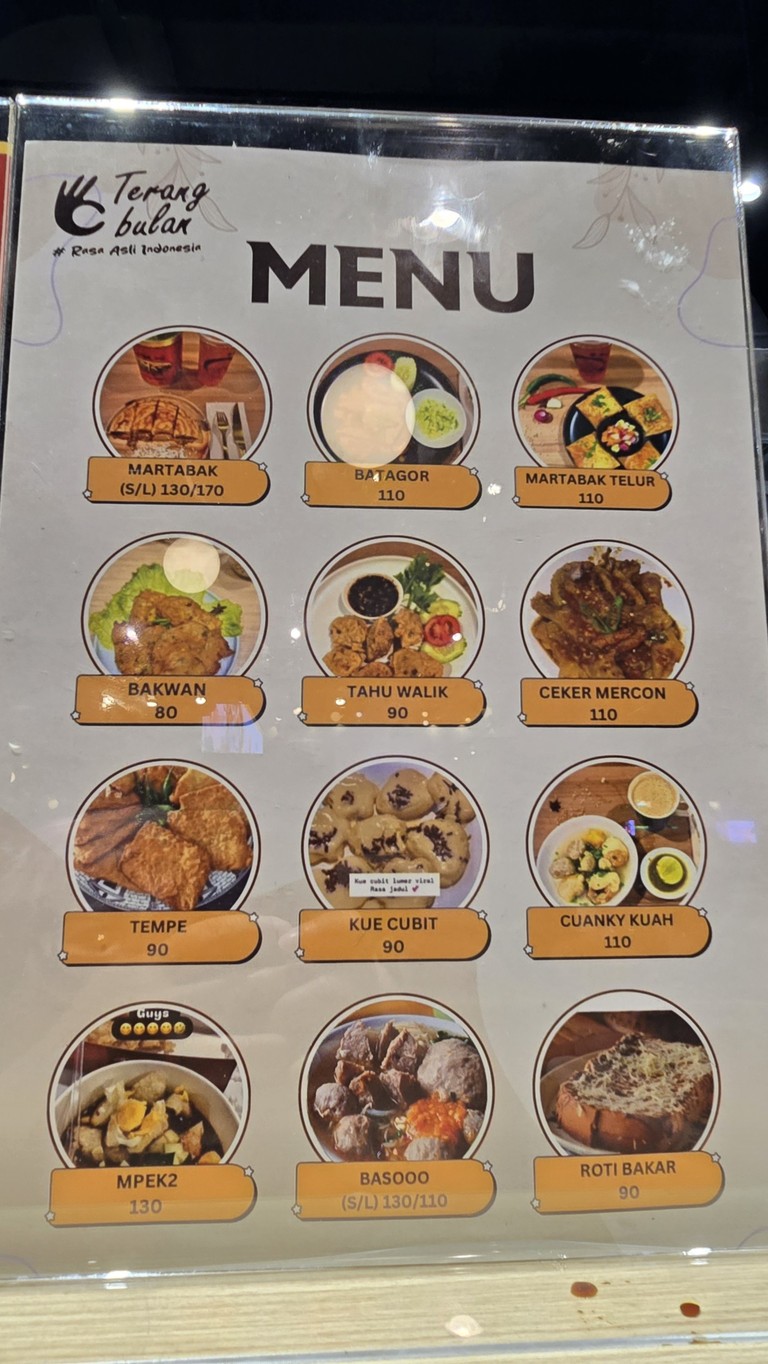 Terangbulan bkk menu 1