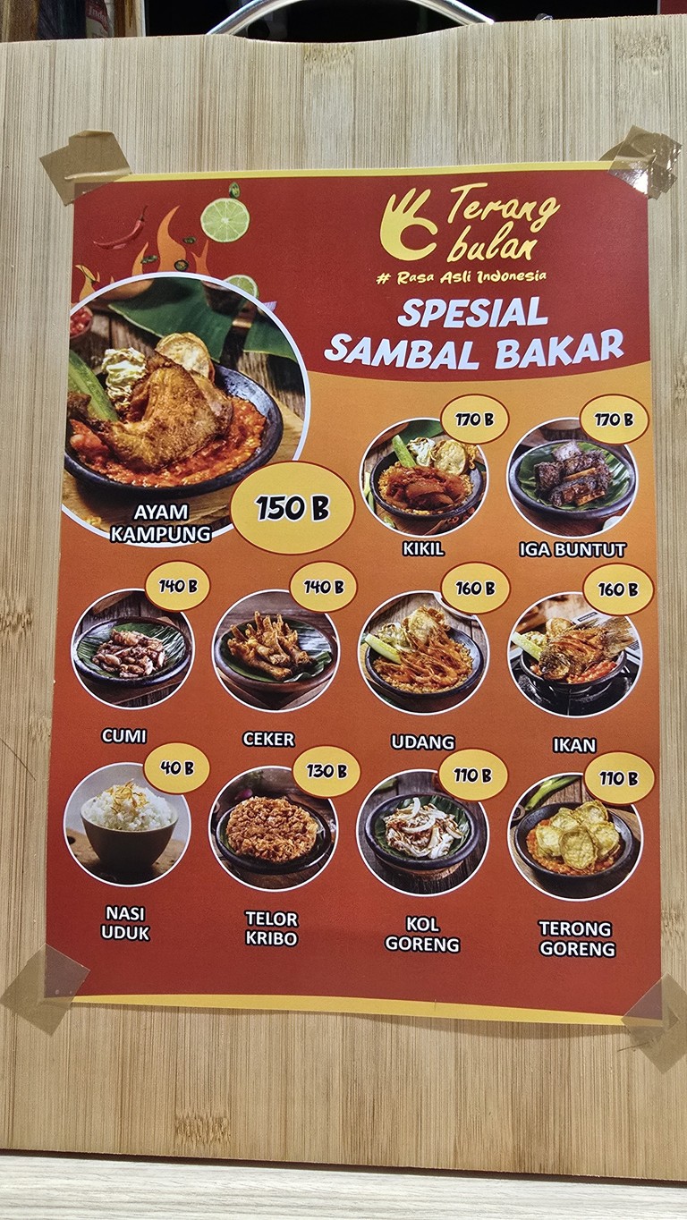 Terangbulan bkk menu 3