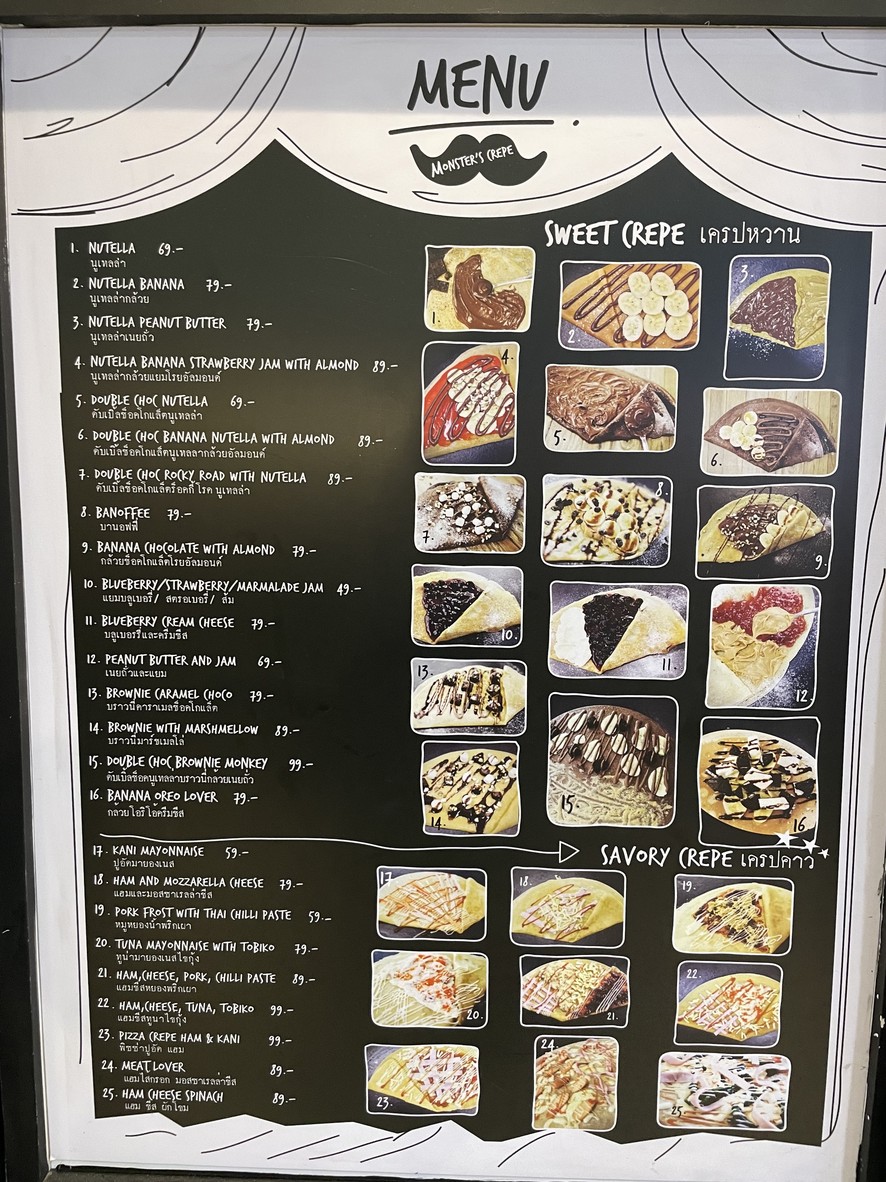 Senafest de guàiwù kělìbǐng menu 2