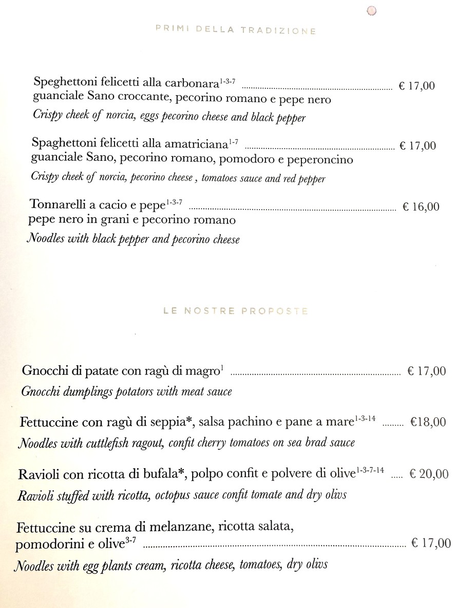 Ristorante Arlù menu 2