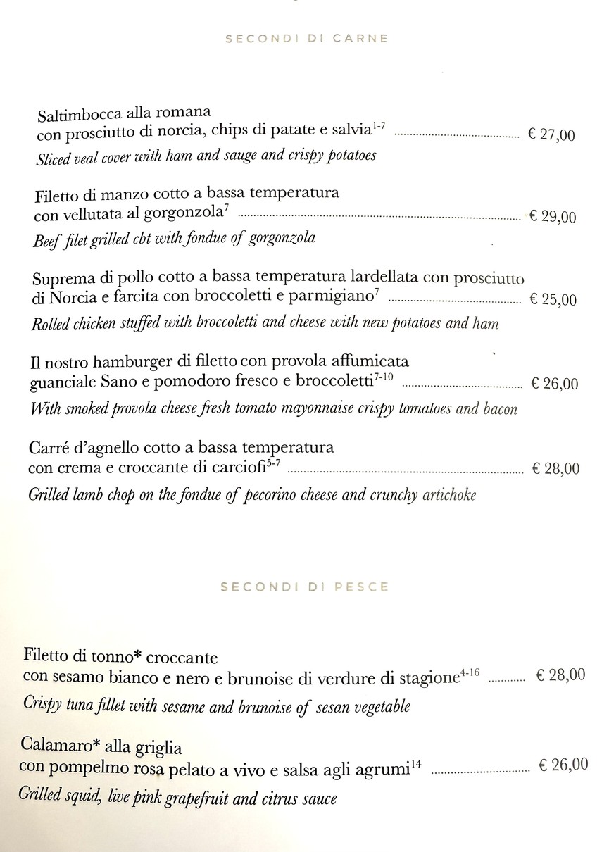 Ristorante Arlù menu 3