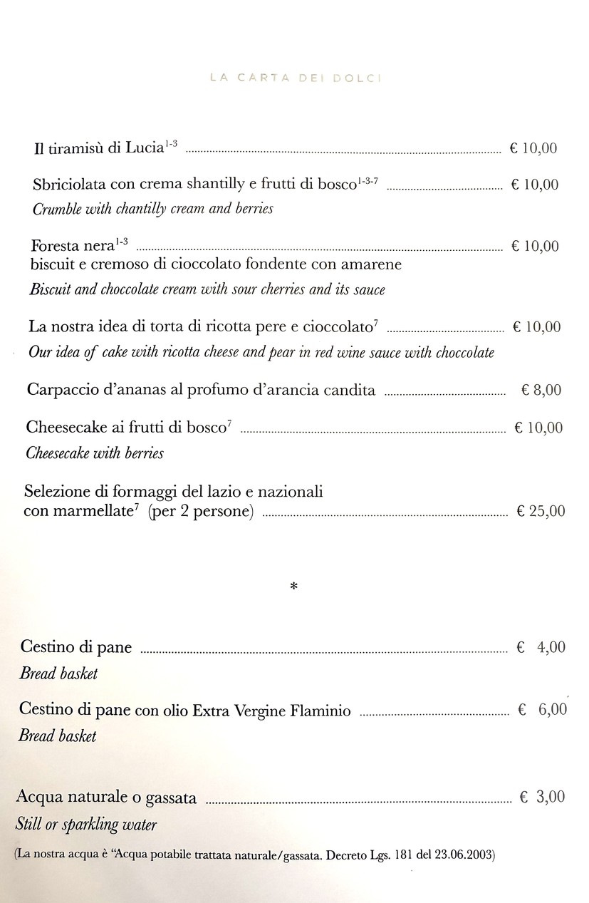 Ristorante Arlù menu 5