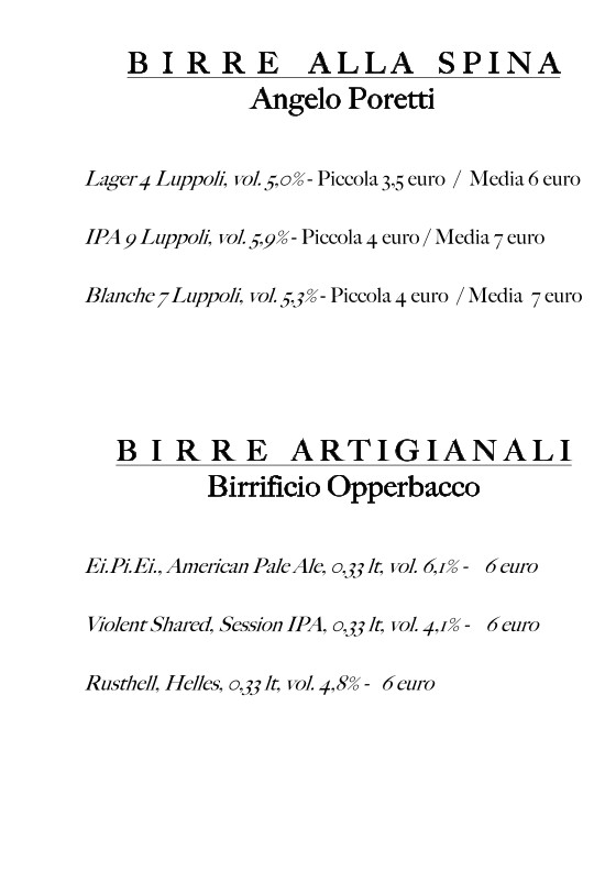Breccia - Trattoria Moderna menu 8