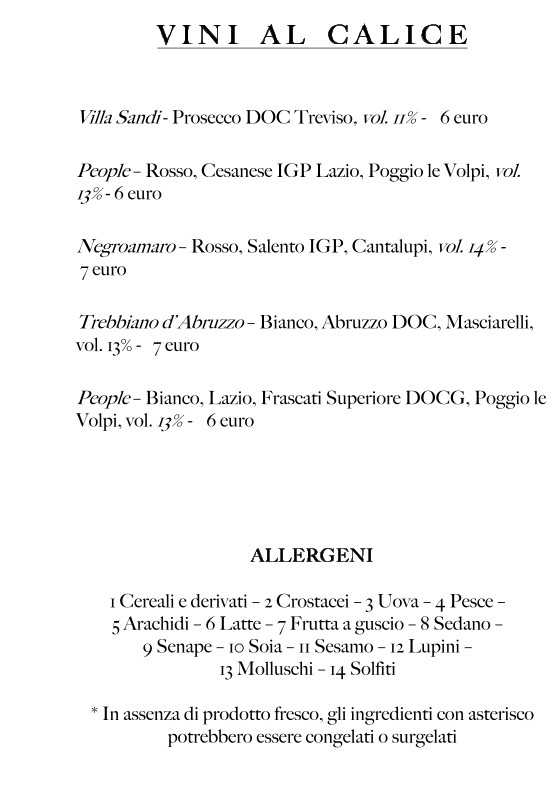 Breccia - Trattoria Moderna menu 9