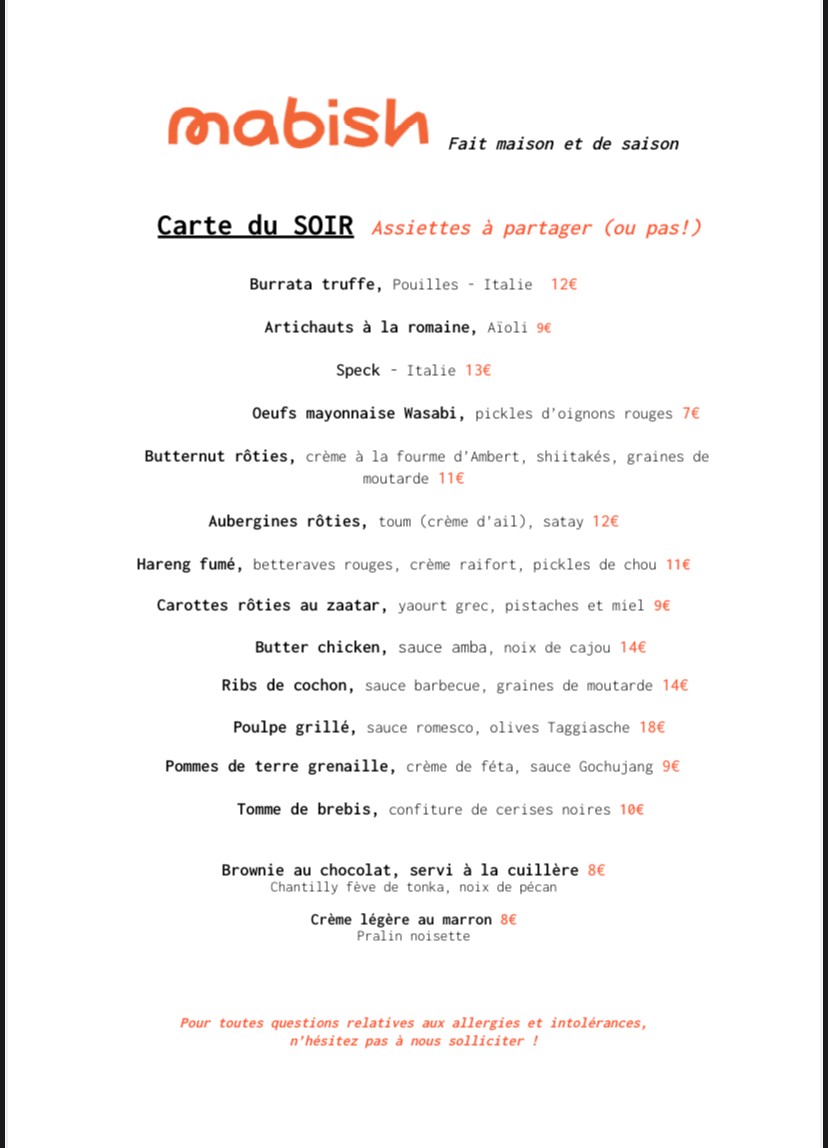 Mabish menu 1