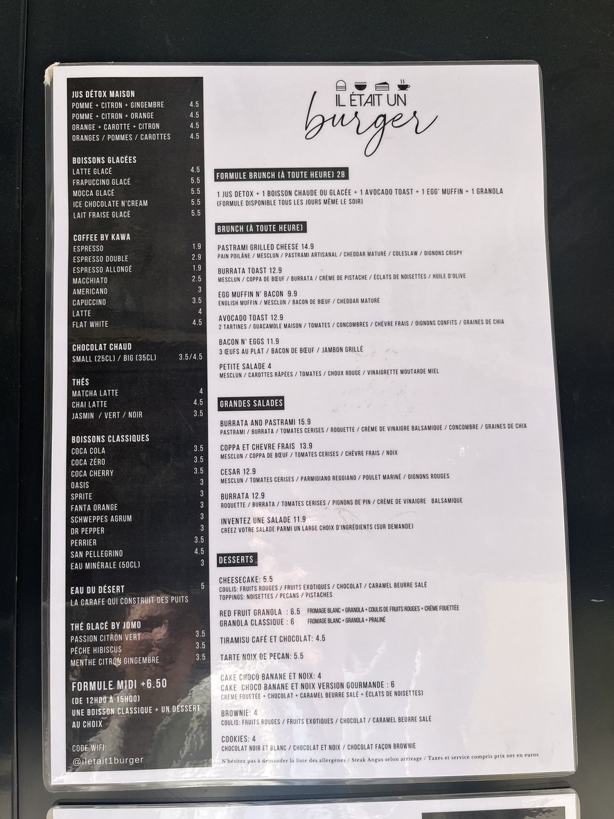 Érase una hamburguesa... menu 3