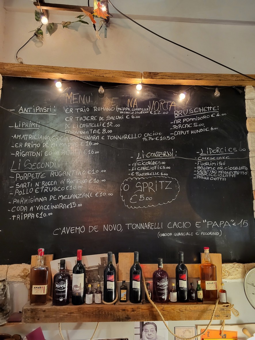 Taverna del Fuorisede menu 1