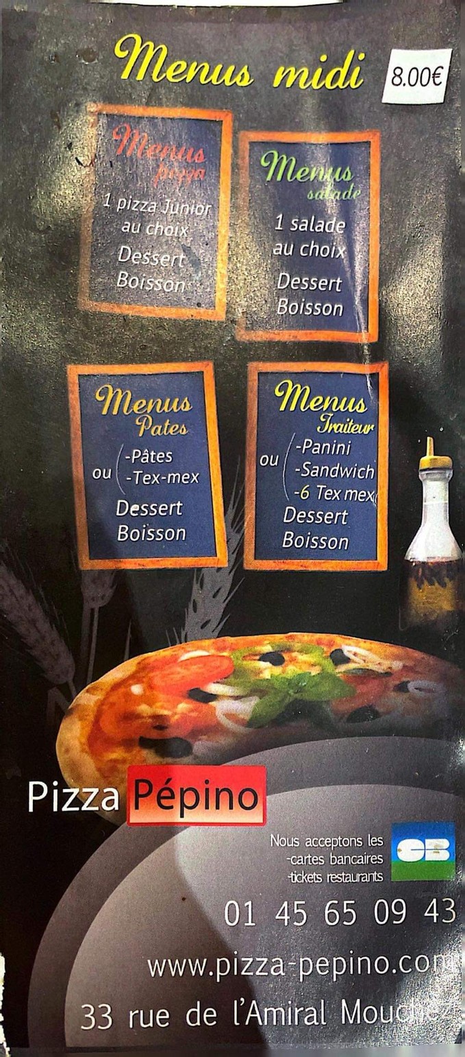 Pizza Pepino menu 4