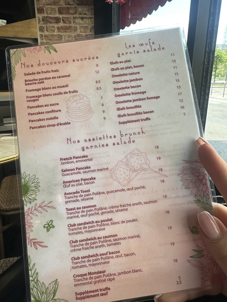 Café Victoria menu 2