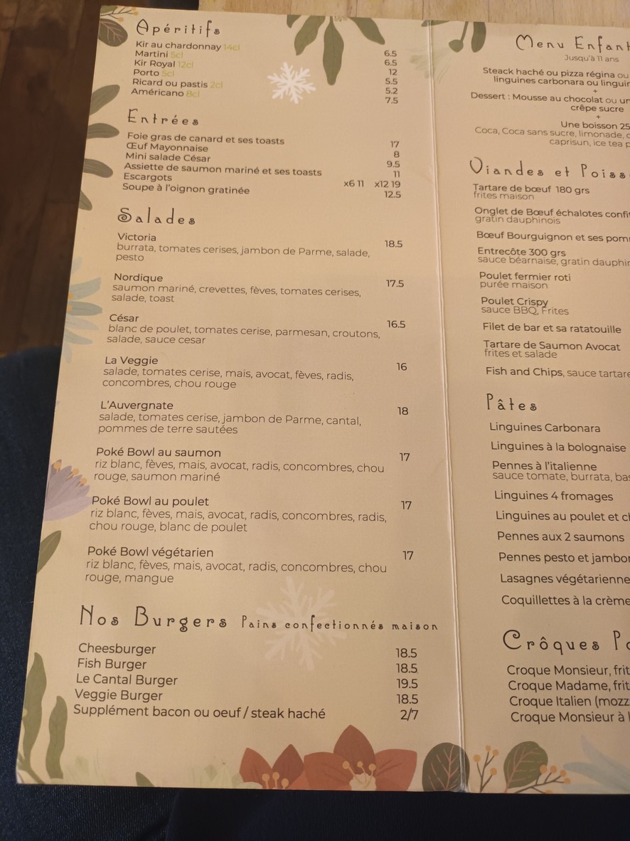 Café Victoria menu 3