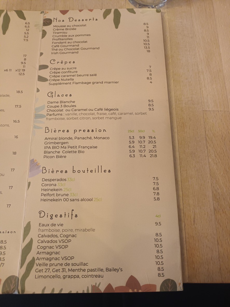 Café Victoria menu 5
