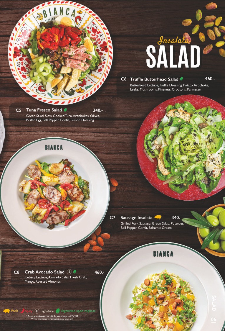 Bianca Italian Restaurant (ICONSIAM) menu 3