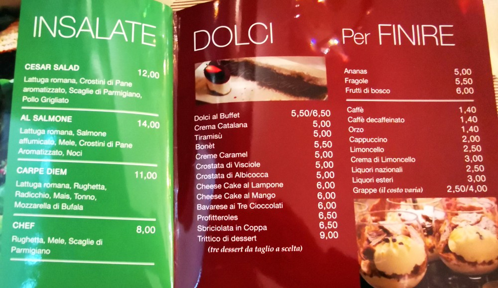 Ristorante Pizzeria - Carpe Diem PizzAe menu 7