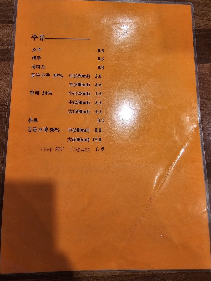 Deoksunru menu 2