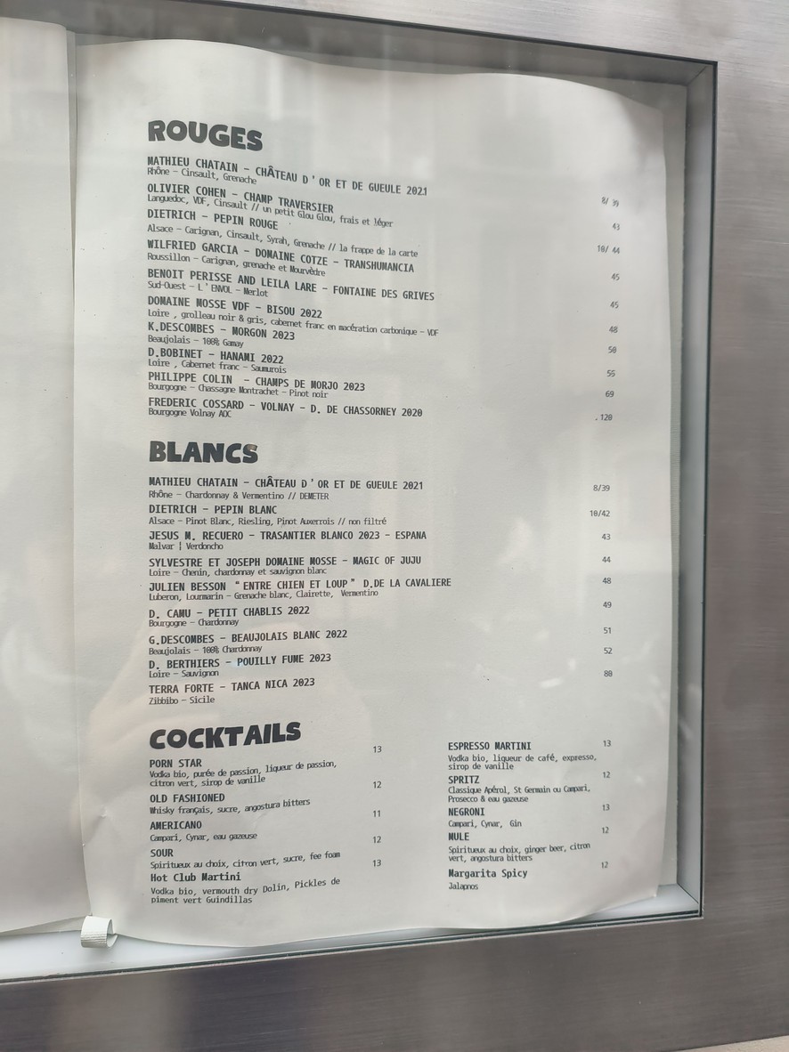 Django - Restaurant Pigalle menu 3