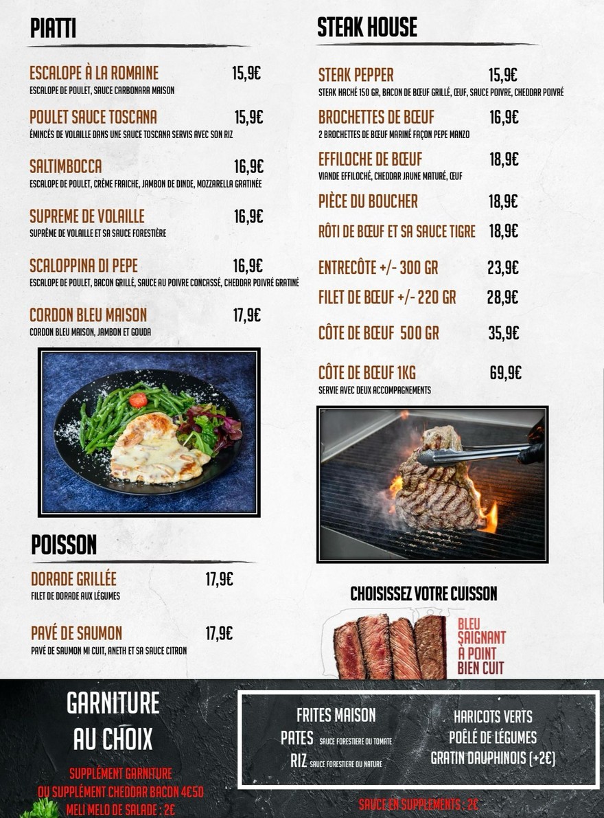 Restaurante Pepe Manzo (Exterior del Qwartz) | Villeneuve-la-Garenne menu 5