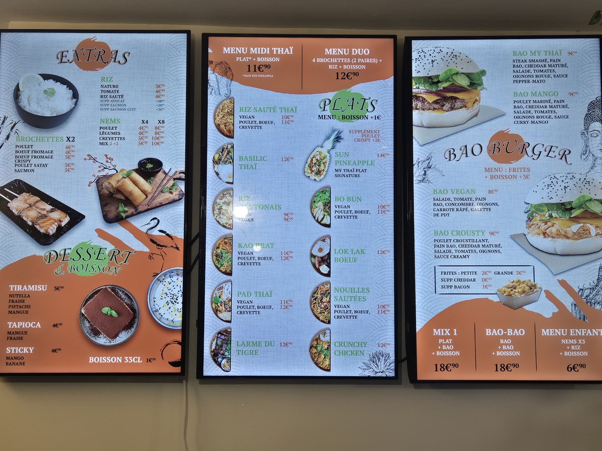 MY THAÏ menu 1