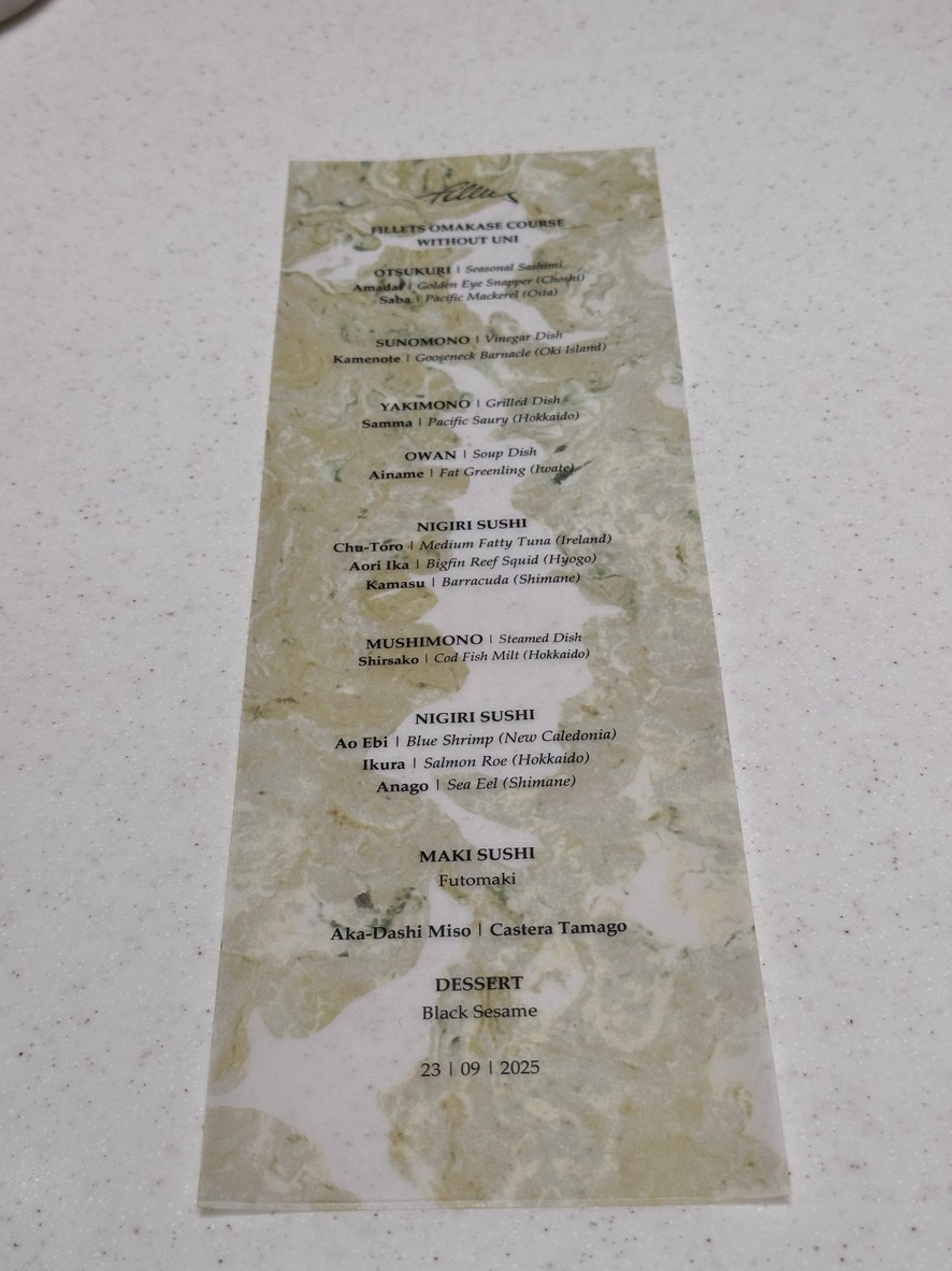 FILLETS menu 2