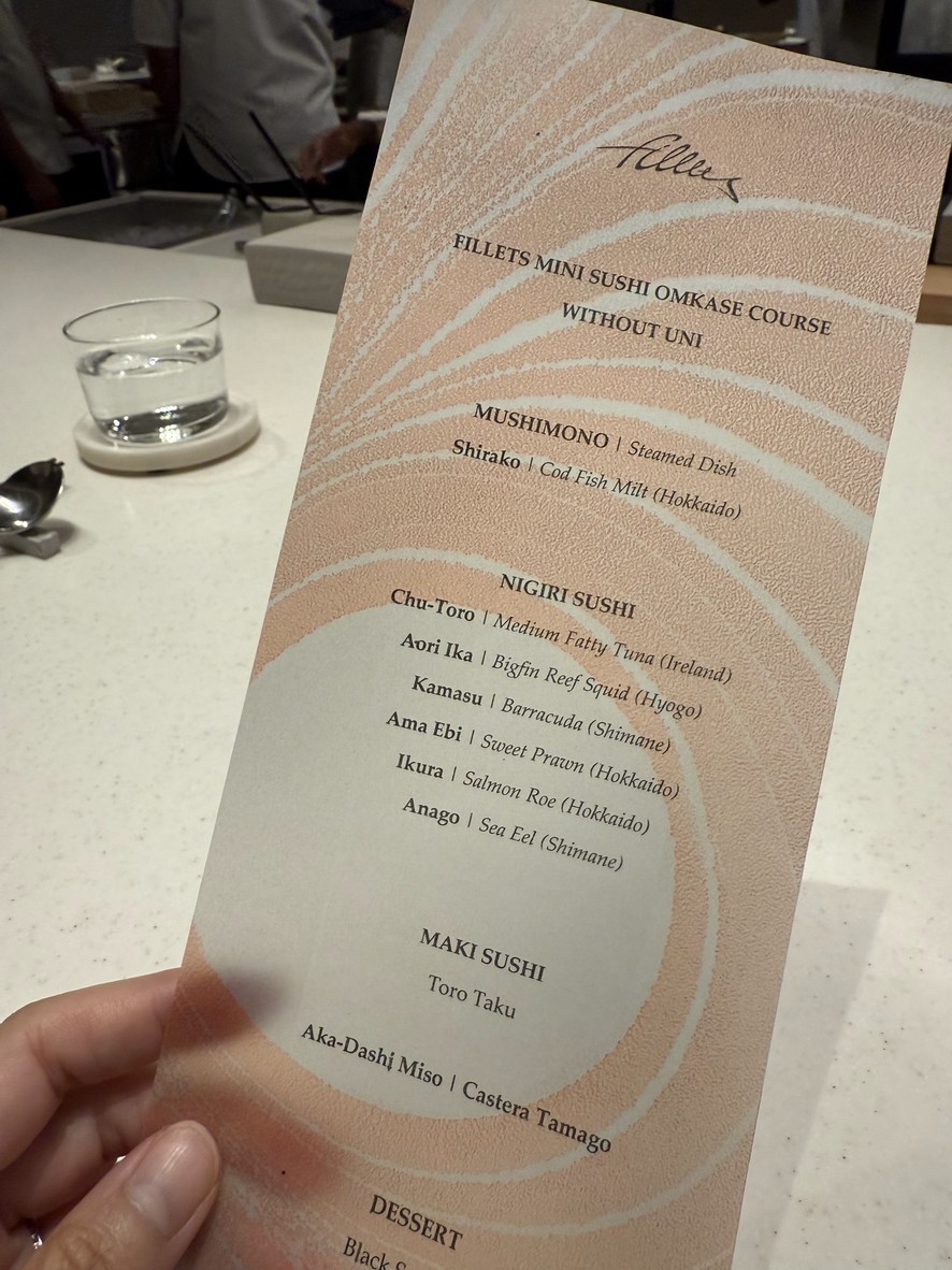 FILLETS menu 3