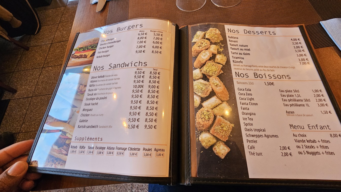 Diwan - Grillades au feu de bois menu 2