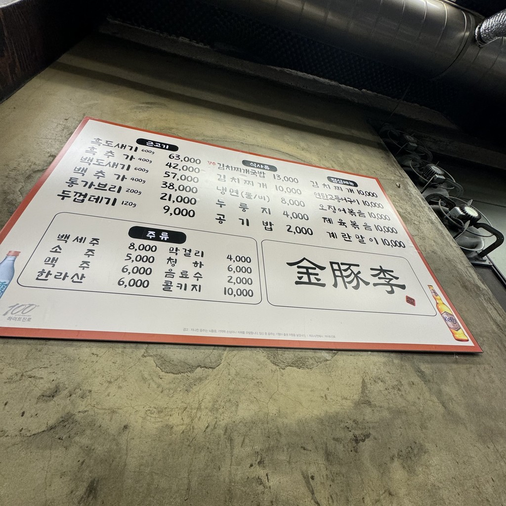 Gimdoni Main Store menu 1