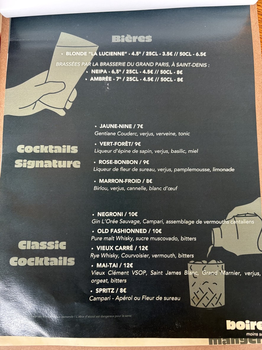 Jeannine. menu 3