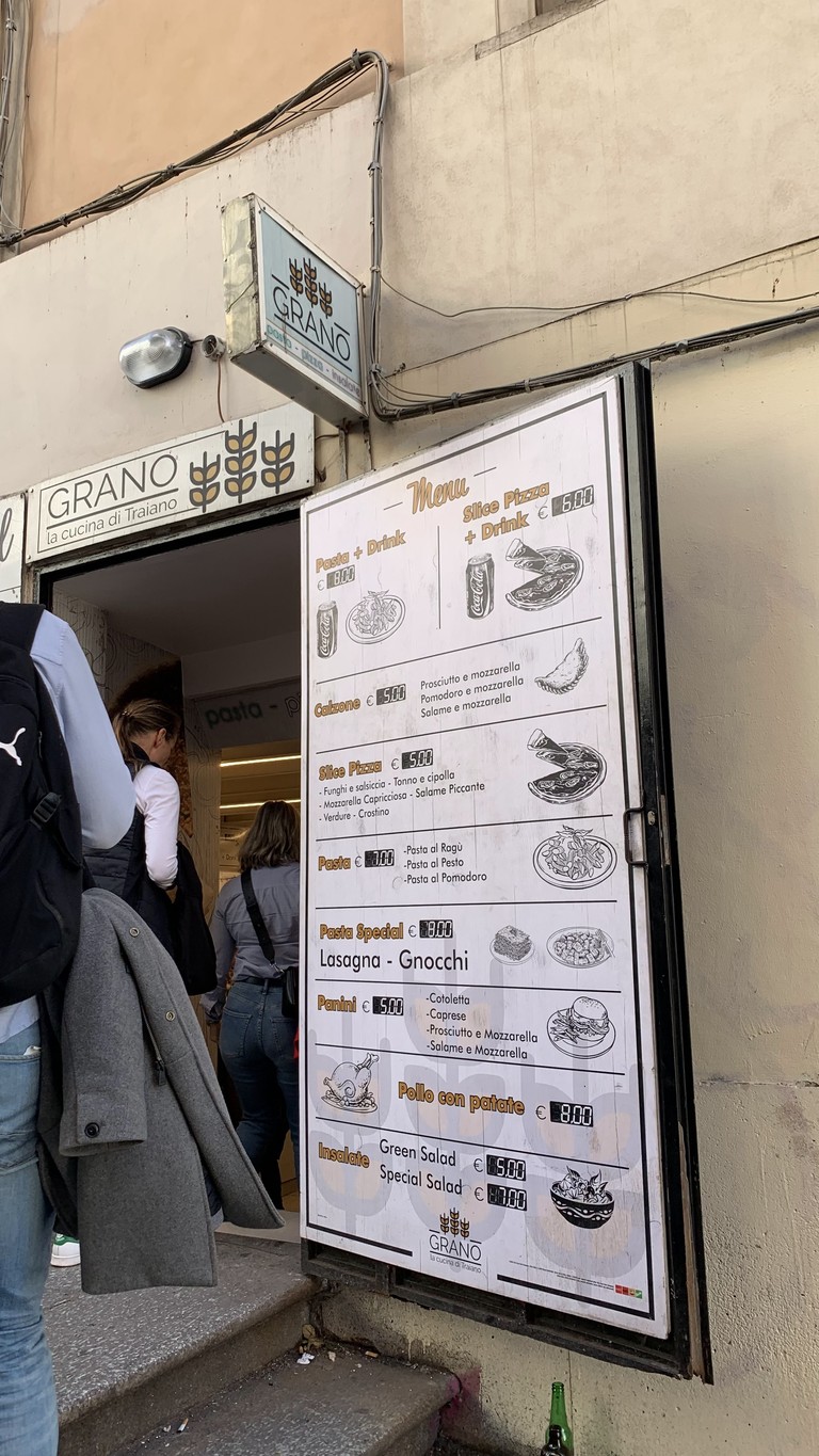 Grano la cucina di Traiano menu 2