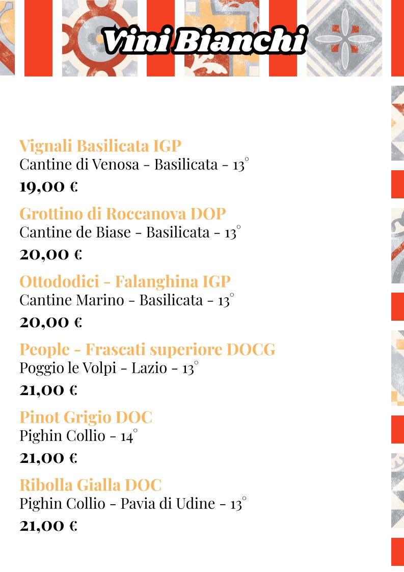 MANGIO la cucina come a casa menu 5