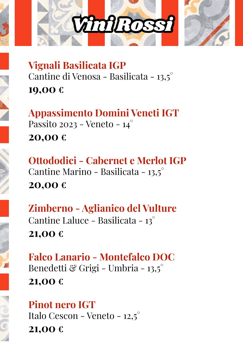 MANGIO la cucina come a casa menu 7