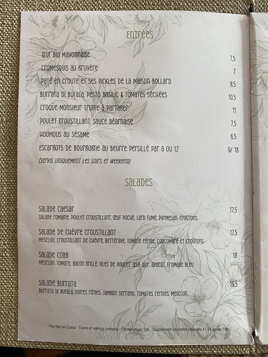 Rubeo Monte menu 1