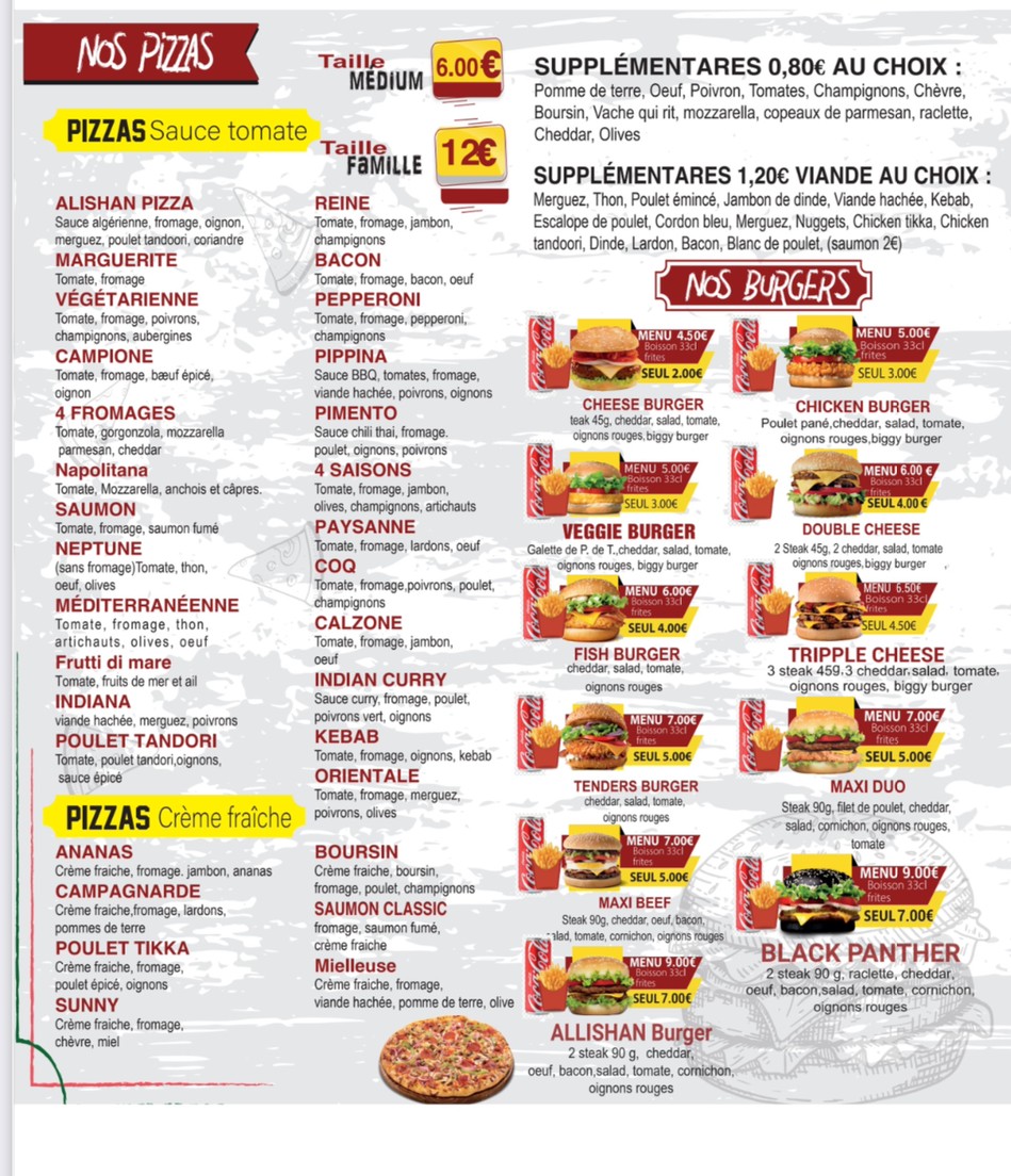ALISHAN RESTAURENT LA COURNEUVE menu 3