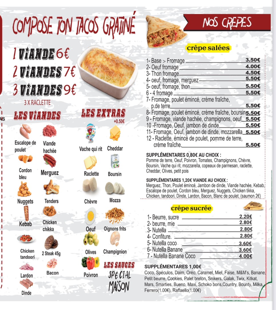 ALISHAN RESTAURENT LA COURNEUVE menu 5