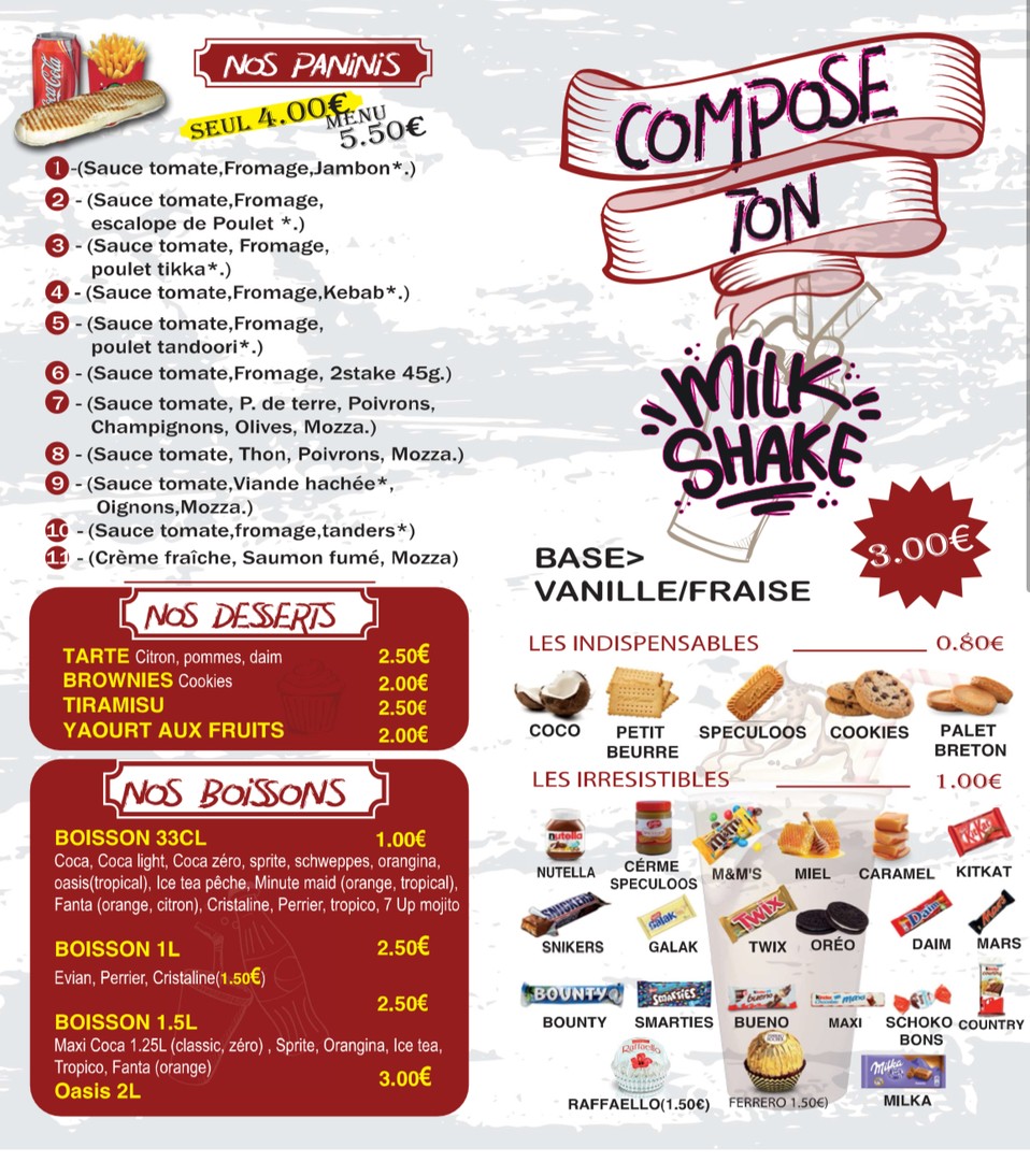 ALISHAN RESTAURENT LA COURNEUVE menu 6